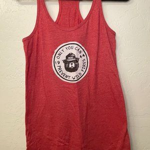 Smokey the Bear Racerback Tank Top